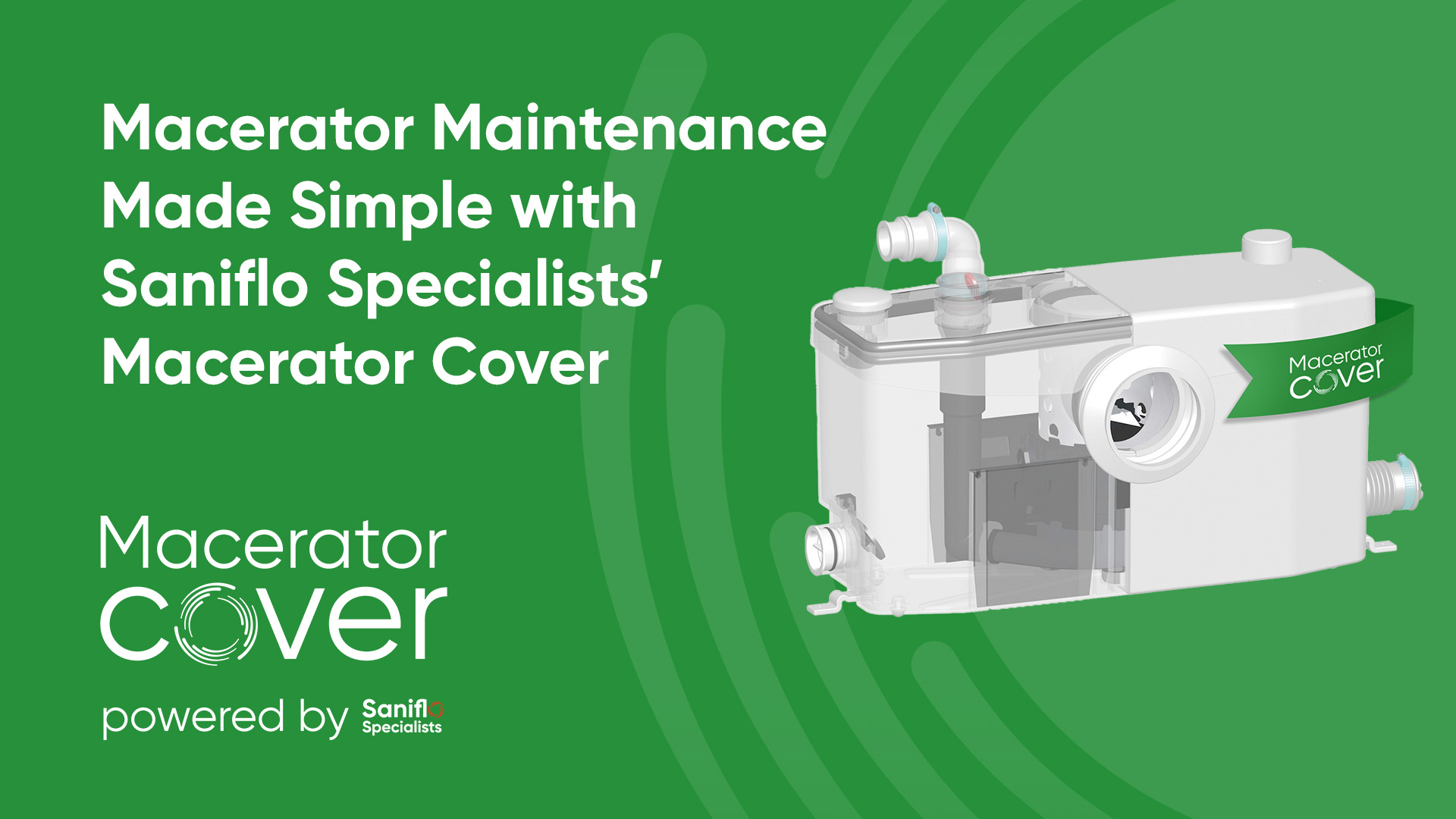 Macerator Maintenance Made Simple with Saniflo Specialists’ Macerator Cover